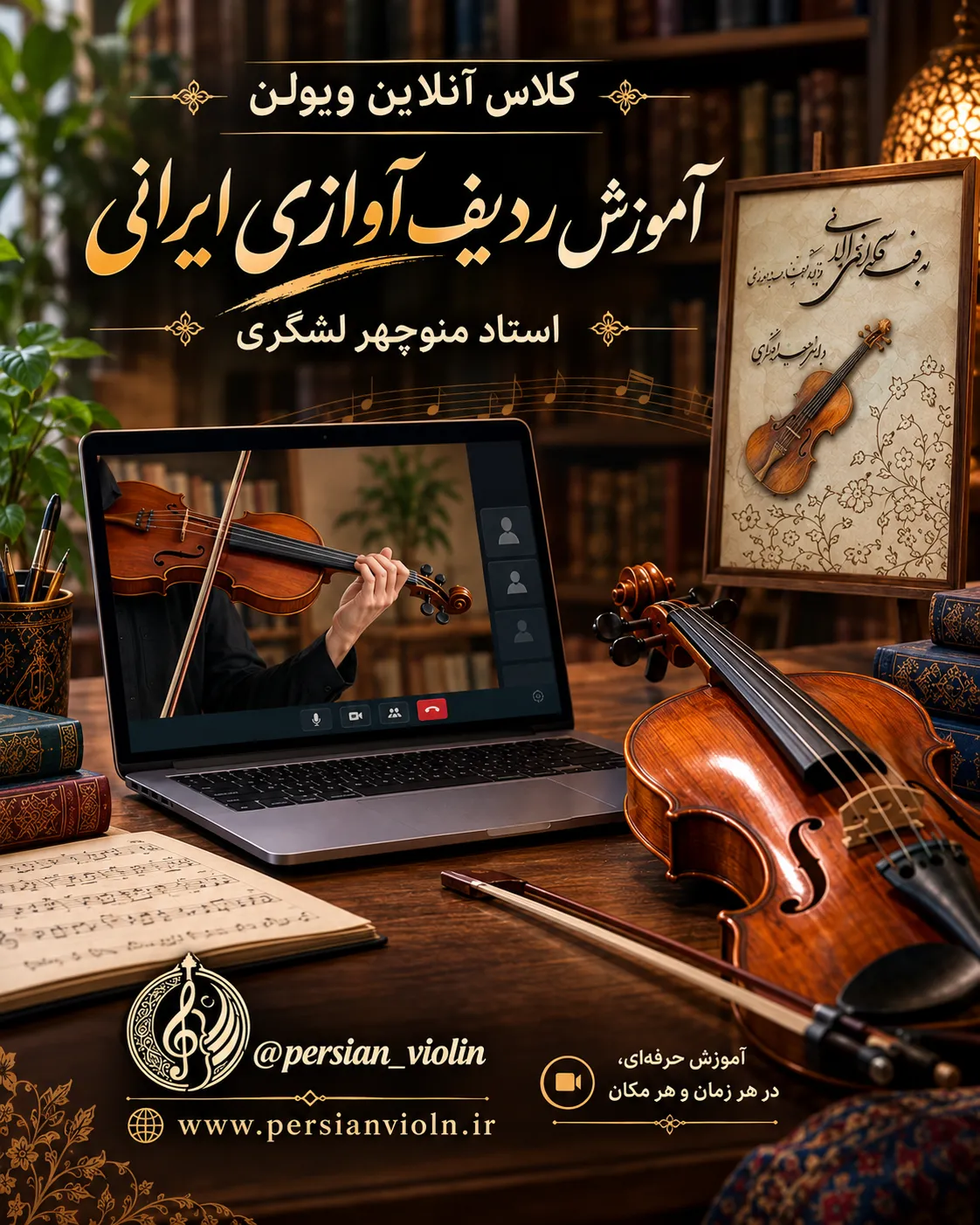 آموزش ردیف آوازی استاد منوچهر لشگری